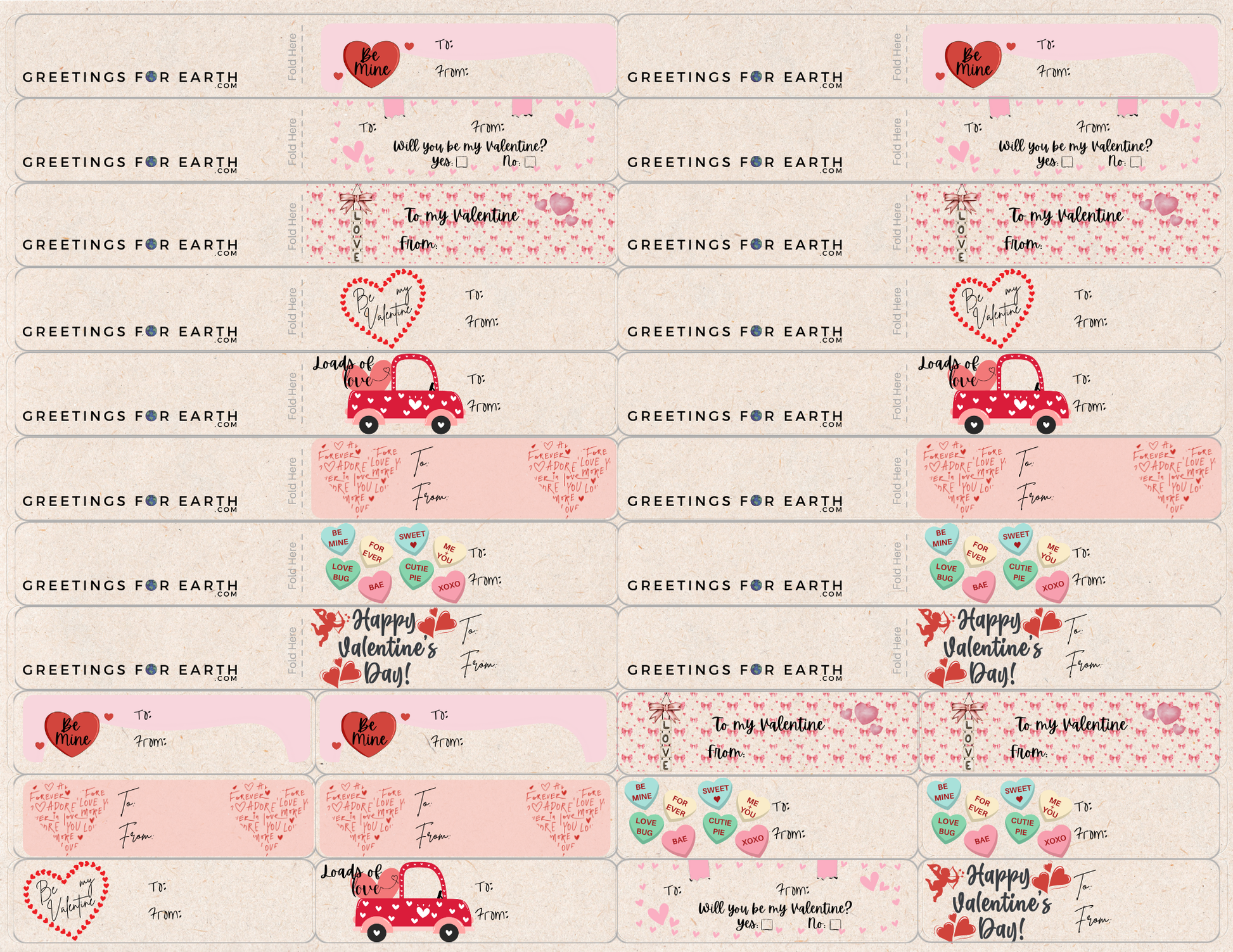 Valentine's Day gift sticker labels eyes. 16 labels to wrap around gift bag handles. 12 gift stickers to place on any surface