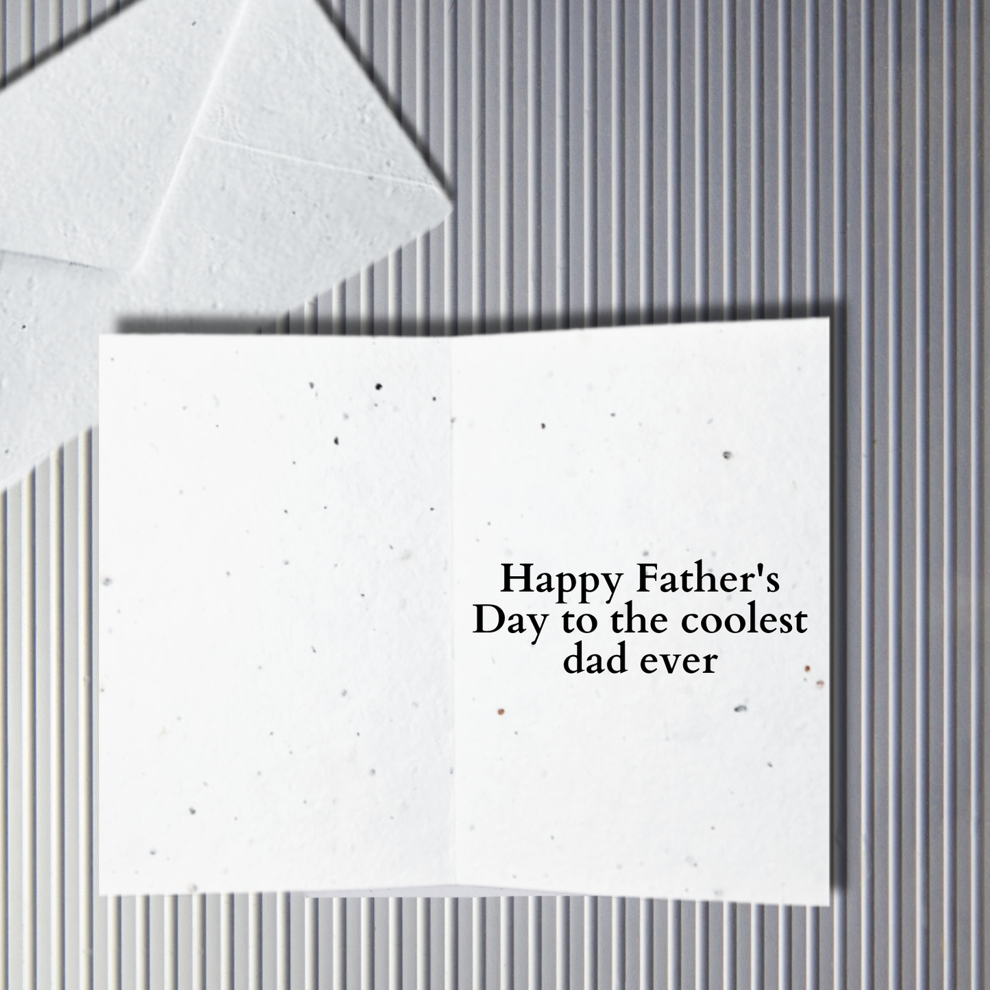 Father's Day "Rad Dad" Plantable Seed Paper Greeting Card 4"x 5" with Plantable Wildflower Seed Envelope(Eco-Friendly)