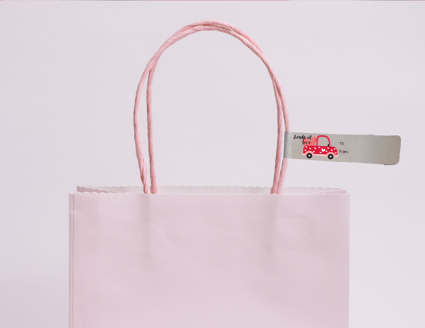 Loads of love gift bag sticker