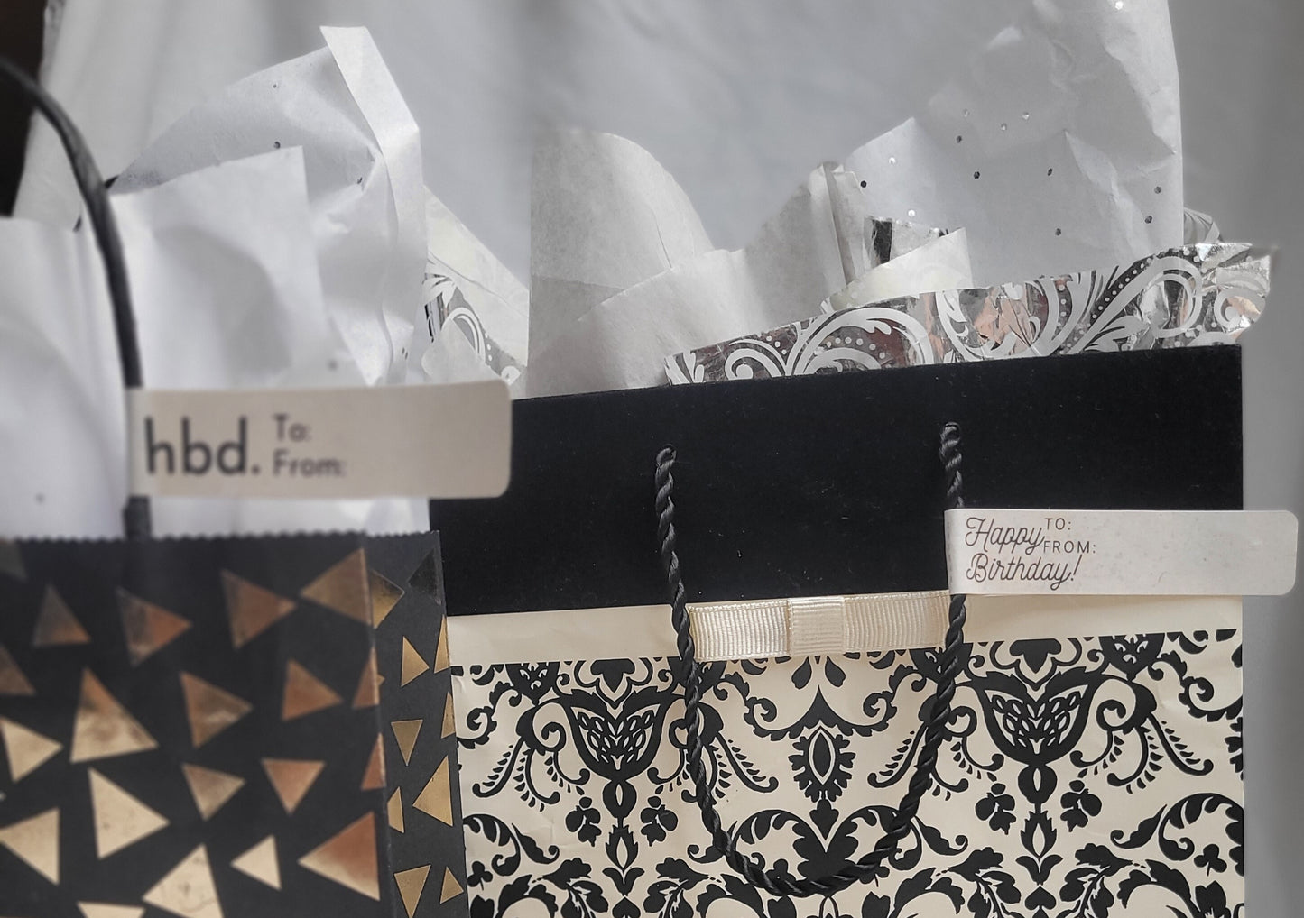 Custom Pack of Birthday Gift Labels, Eco-Friendly, Biodegradable