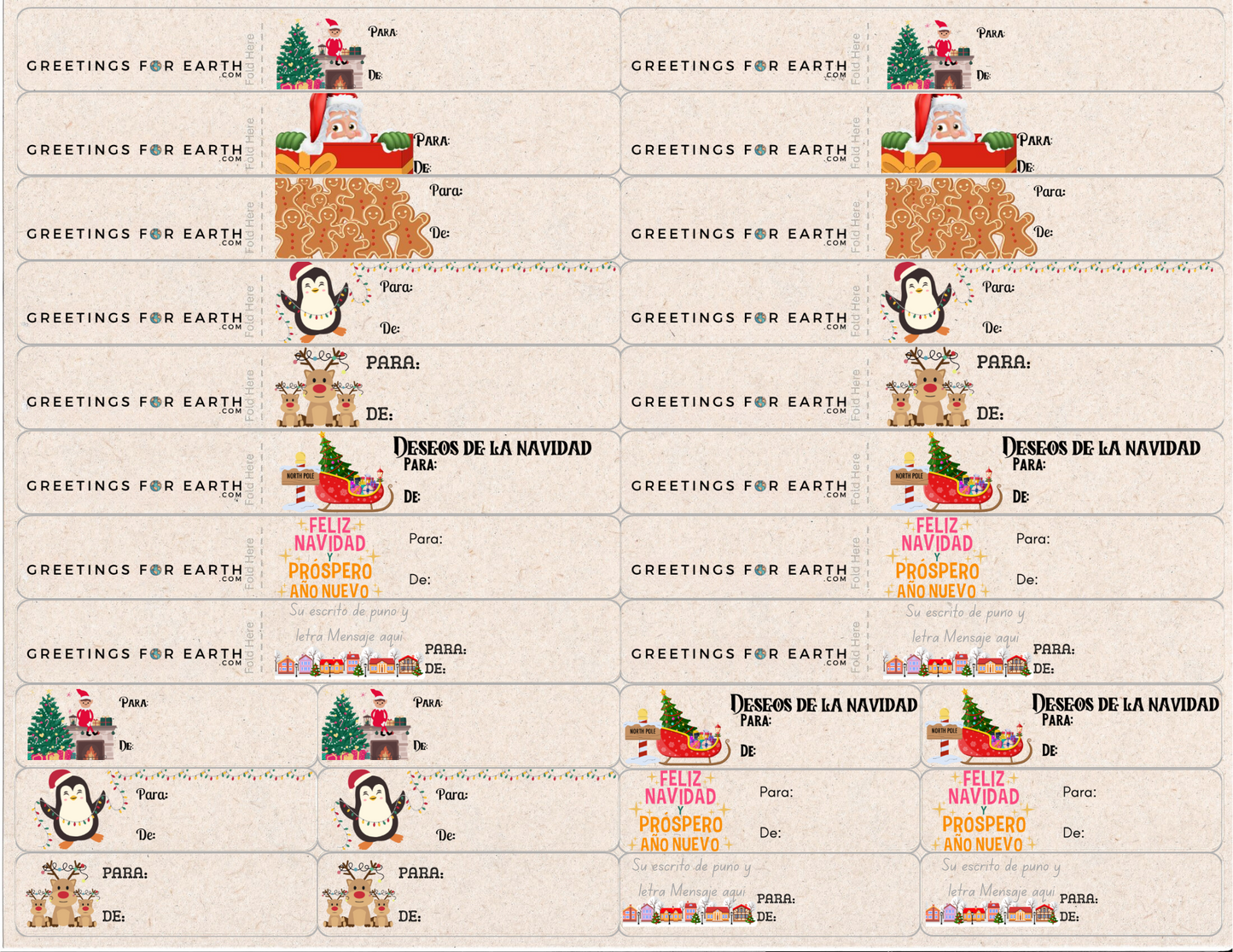 Feliz Navidad Etiqueta de regalo ecológica Etiquetas pegatinas Diseños Divertidos: una alternativa sostenible a las tarjetas de felicitación