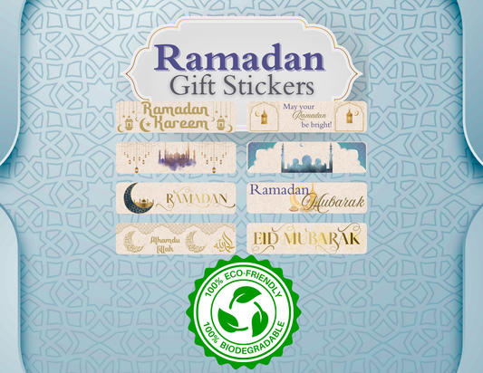 Ramadan Sample of Labels 8 different designs