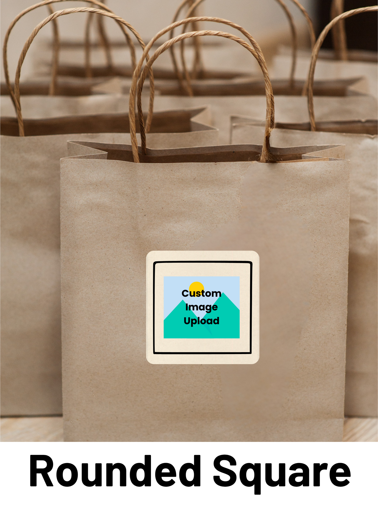 Tree-Free Sticker Labels Custom Upload - Perfect to Showcase Your Brand