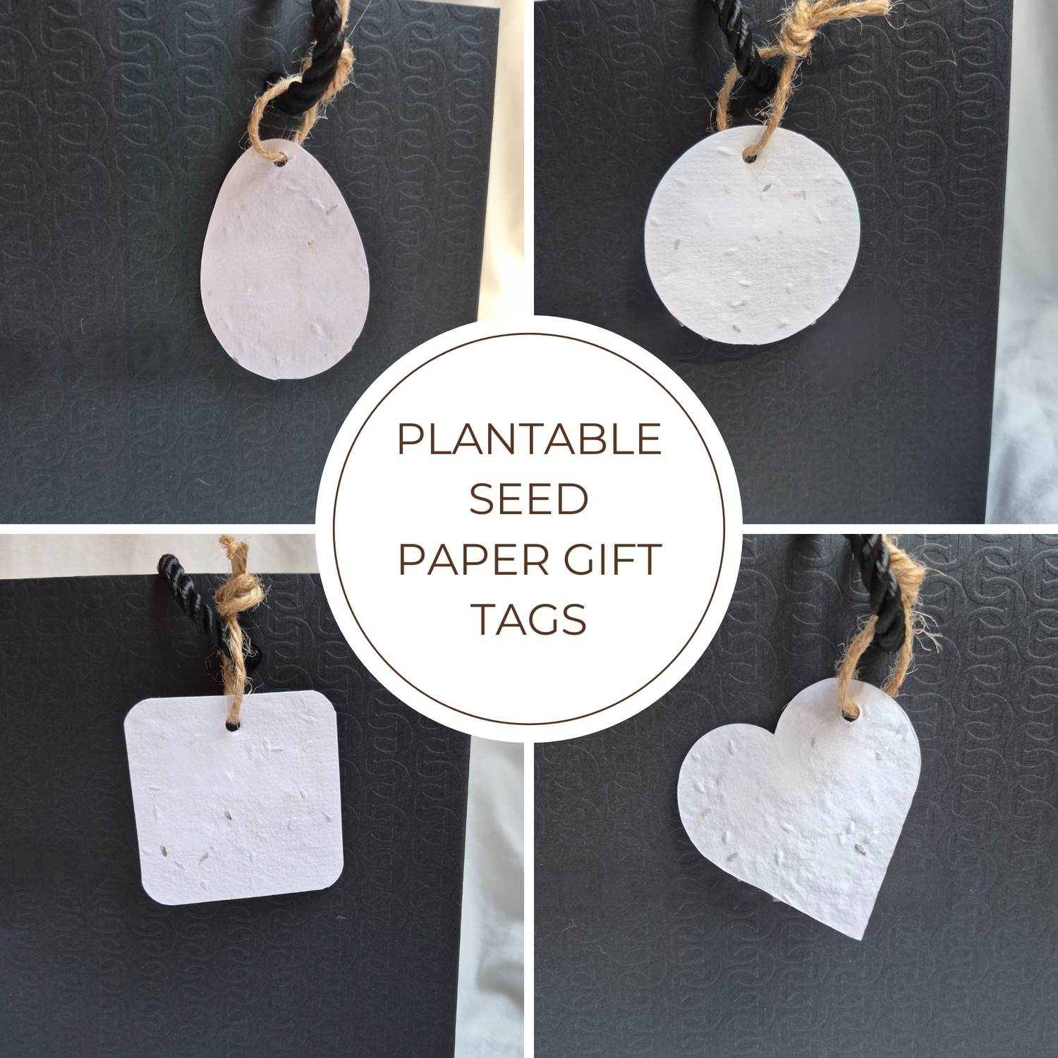 Wholesale Plantable Seed Paper Gift Tags (Set of 6) $2.99/MSRP $5.99